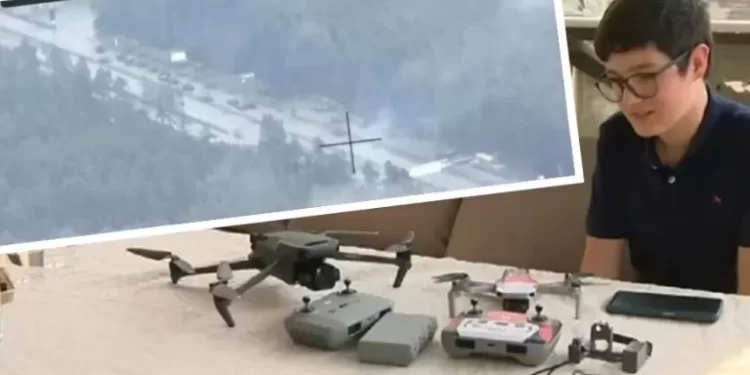 /VIDEO/ Ukrajina: Petnaestogodišnjak pomogao dronom uništiti kolonu ruskih vojnih vozila