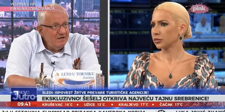 (VIDEO) SRAMOTA! Šešelj optužio holandski bataljon da je gazio civile u Srebrenici