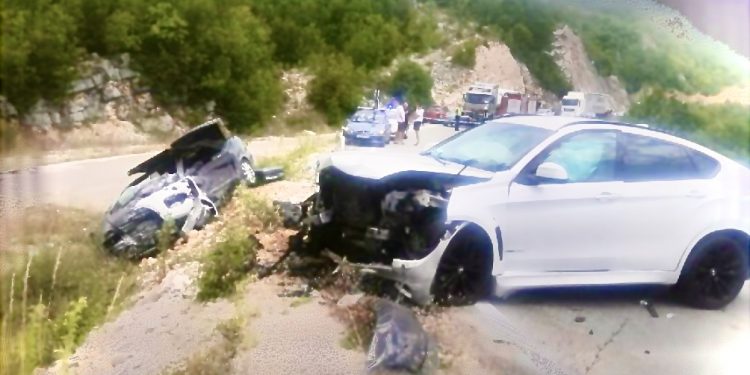 Crna Gora: U udesu dvije osobe poginule, četiri povrijeđene