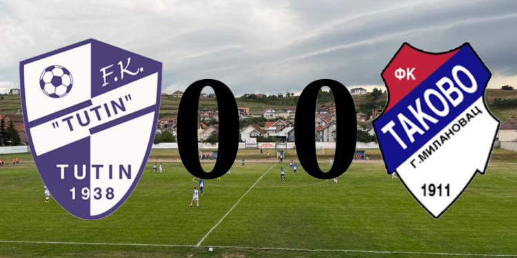 FUDBALERI TUTINA REMIZIRALI U PRVOM KOLU SRPSKE LIGE ZAPAD