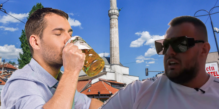 (VIDEO) SARAJEVO: NIP DOZVOLIO ALKOHOL NA ULAZU U DŽAMIJI