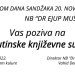 (VIDEO) Tutinski književni susreti u petak 25.novembra KUĆA MIRA U 18h