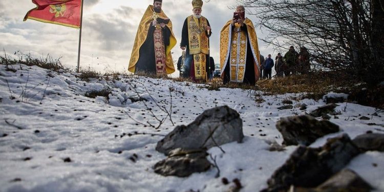 Biševo: Mitropolit Mihailo osvještao ostatke crkve na Gospođinom vrhu