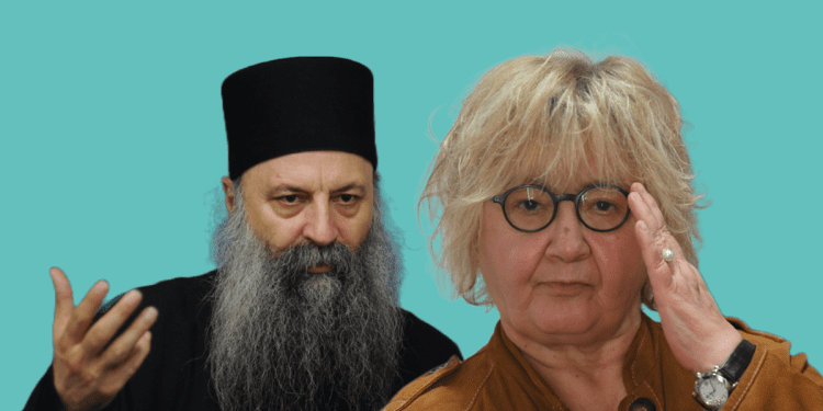 Rada Trajković udarila na SPC: Porfirije je partijski patrijarh
