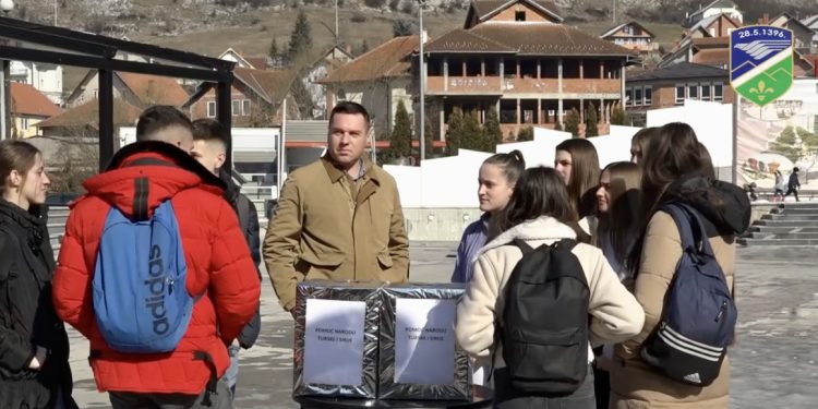 (VIDEO) Pokrenuta humanitarna akcija pod sloganom: “Djeca Tutina za djecu Turske i Sirije”