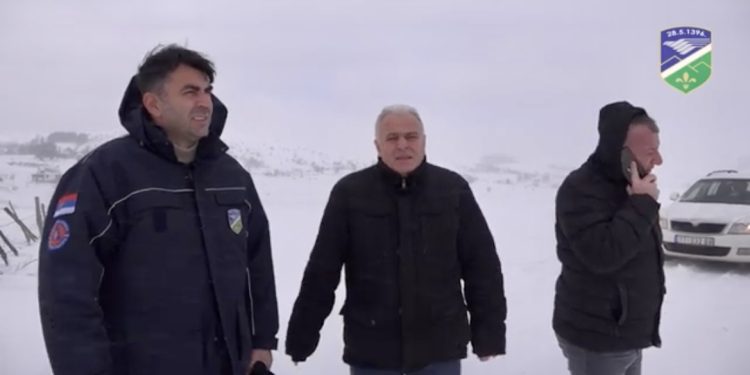 (VIDEO) Članovi Štaba za vanredne situacije Tutina obišli Pešter: Svi putevi prohodni