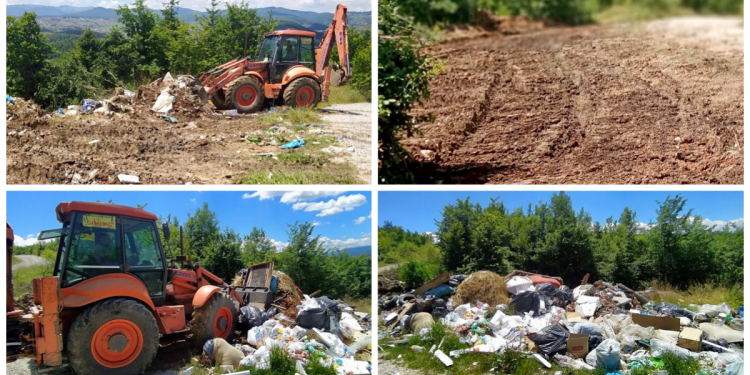 Opština Tutin započela uklanjanje nekoliko divljih deponija na svojoj teritoriji