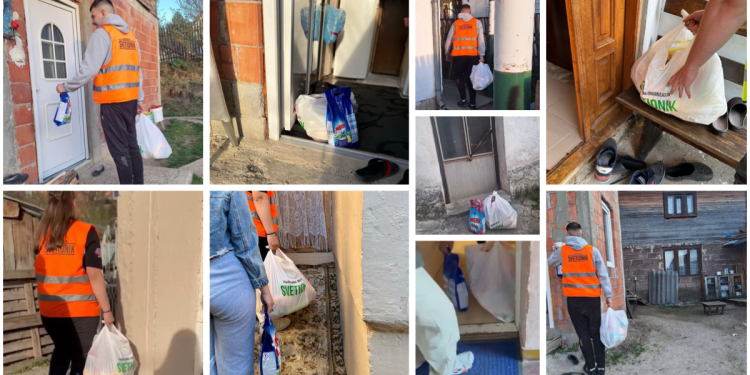 Humanitarna organizacija “Svetionik” vršila podjelu bajramskih paketa u Tutinu