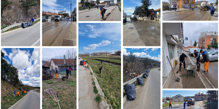 /FOTO&VIDEO/ SDA Sjenica: Proljećno čišćenje grada