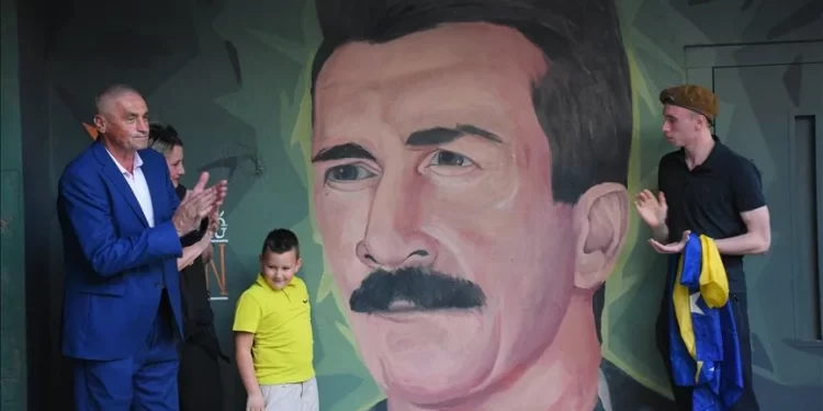 Sarajevo: Svečana akademija i mural posvećen Mustafi Hajrulahoviću Talijanu povodom 32. godišnjice osnivanja Armije RBiH