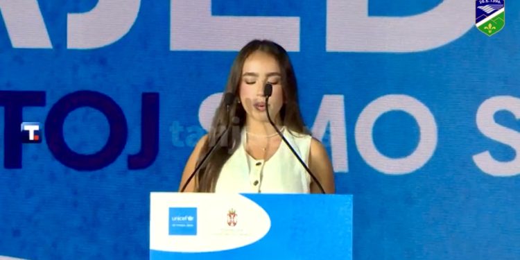 /VIDEO/ Tutinka, Džana Numanović učestvovala na konferenciji UNICEF-a o mentalnom zdravlju djece i mladih