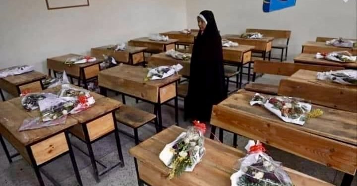 Početak školske godine u Palestini: Prazne klupe i cvijeće za ubijene