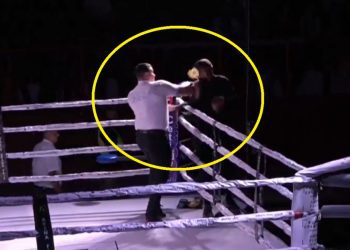 /VIDEO/ Kik-boks Fijasko: Sudija udario trenera peharom na Cetinju!