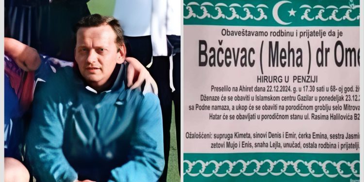 Odlazak Omera Bačevca: Sjećanje na istaknutog hirurga