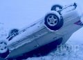 Saobraćajna nesreća u Bijelim Vodama: Mercedes završio na krovu