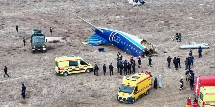 OVAKO IZGLEDA MJESTO PADA AVIONA U KAZAHSTANU