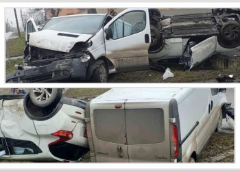 SAOBRAĆAJNA NEZGODA U SRBIJI: VOZILO ZAVRŠILO NA KROVU