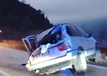Teška saobraćajna nesreća kod Nikšića: Automobil uništen, ima povrijeđenih