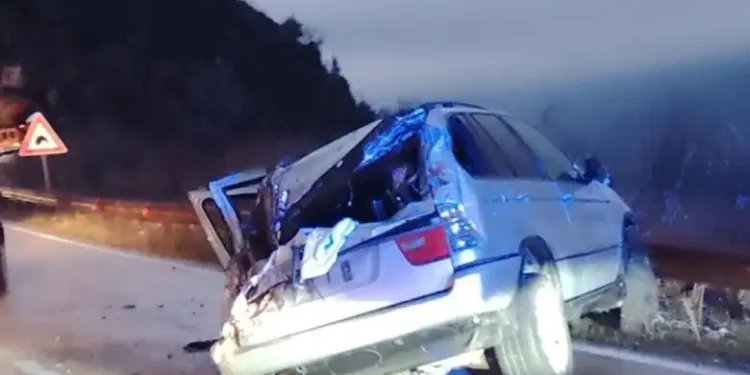 Teška saobraćajna nesreća kod Nikšića: Automobil uništen, ima povrijeđenih