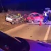 VOZILA POTPUNO SMRSKANA Prvi snimak jezive nesreće – Troje mrtvih, saobraćaj blokiran