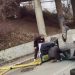 /VIDEO/ TEŠKA SAOBRAĆAJNA NESREĆA: AUTOMOBIL SLETIO SA NADVOŽNJAKA