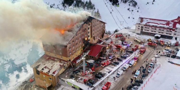 SDA Sandžaka: Hatarnama povodom požara u skijaškom odmaralištu Kartalkaya