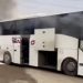 Zapalio se autobus Kolašin prevoza kod Kraljeva