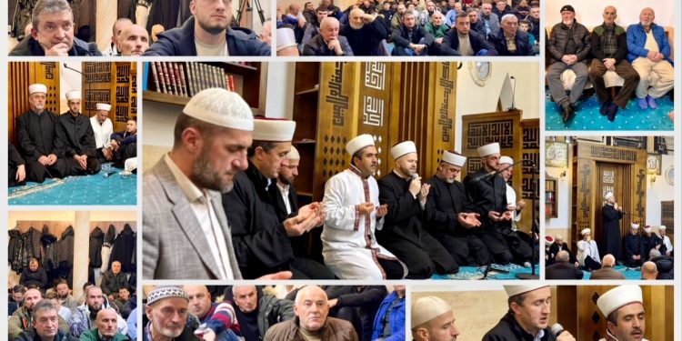 Proslava Lejletu-l-mi’radža u Ćatovskoj džamiji u Tutinu