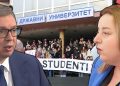 Rektorka DUNP-a se Vučićevim organima žalila na studente: “Da mogu da zaposjednu zgrade sudova, tužilaštava, banaka”
