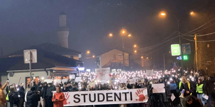 Još jedan protest studenata DUNP-a večeras u Novom Pazaru