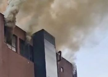/VIDEO/ Požar u Novopazarskoj banji: Gori restoran Titanik u sklopu Akva termale kompleksa