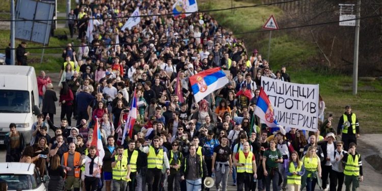 Veliki studentski protest “Sretnimo se na Sretenje” održan u Kragujevcu