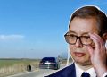 /VIDEO/ Incident na putu: Otpala guma sa automobila dok je Vučić bio u njemu