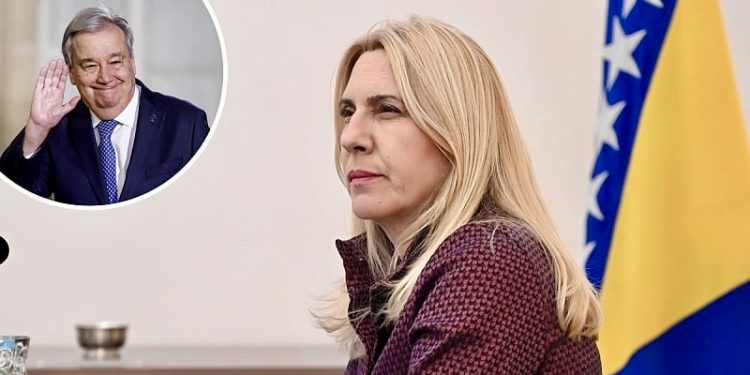 Generalni sekretar UN-a čestitao Dan nezavisnosti BiH Željki Cvijanović