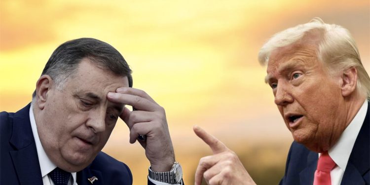 Dodik bez podrške Trumpa kojoj se nadao, sekretar Rubio osudio njegove postupke