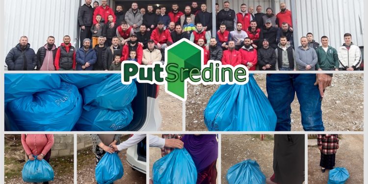 Organizacija „Put Sredine“ ponovo pomaže ugroženim porodicama u Tutinu