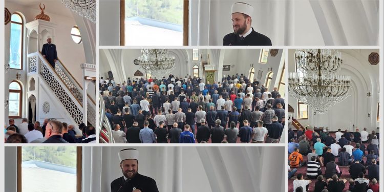 Glavni imam iz Graca, Fikret ef. Fazlić, predvodio džumu namaz u Tutinu