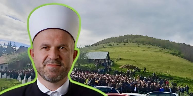 /VIDEO/ Emotivno obraćanje muftije sandžačkog Demirovića na dženazi Edibu i Ejmenu Lekoviću u selu Reževiće
