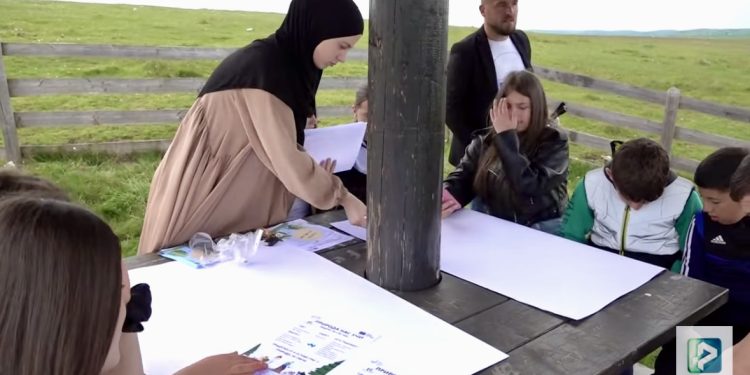 /VIDEO/ Kreativna radionica na Pešteru: Djeca razvijala ljubav prema prirodi kroz igru i crtanje