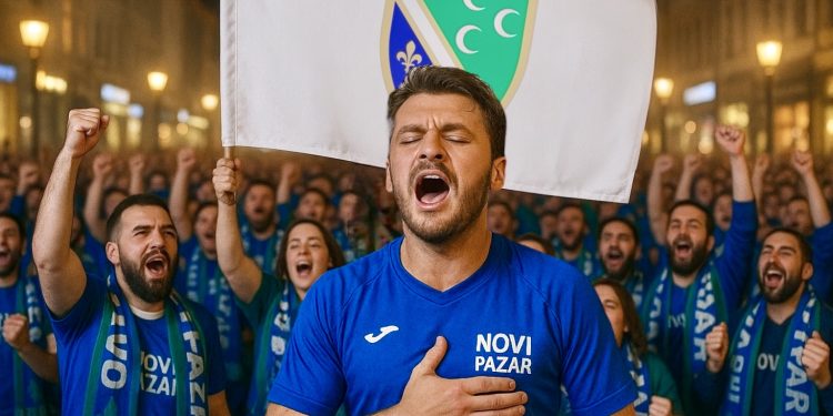 /VIDEO/ Historijski uspjeh Novog Pazara: Adem Ljajić i navijači zapjevali “Oj Sandžaku” nakon plasmana u Evropu
