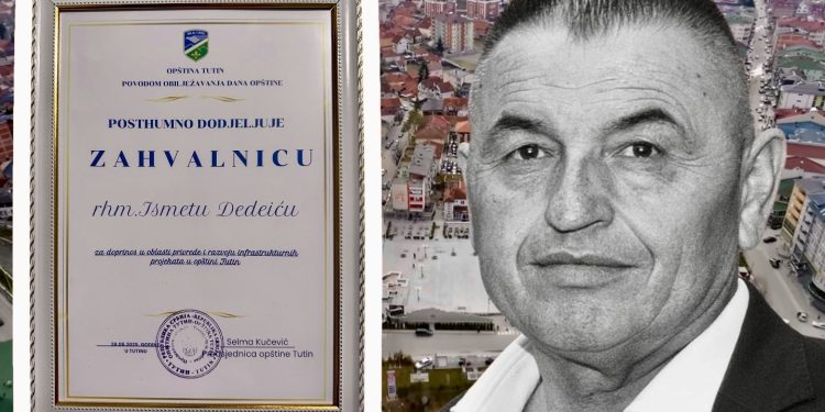/VIDEO/ Posthumna zahvalnica velikanu tutinske zajednice – rahmetli Ismetu Dedeiću