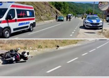 /VIDEO/ Novi Pazar: Teška saobraćajna nesreća – bračni par teško povrijeđen na motociklu