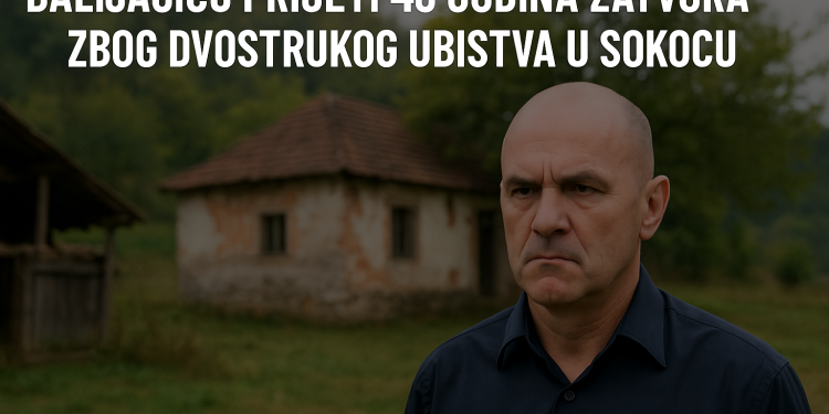 BALIJAGIĆU PRIJETI 40 GODINA ZATVORA ZBOG DVOSTRUKOG UBISTVA U SOKOCU