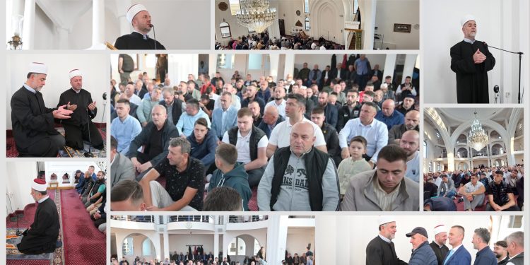 /VIDEO/ Centralna bajramska svečanost u Tutinu: Reisul-ulema Halitović predvodio bajram-namaz u Sultan Fatih džamiji