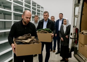 /VIDEO/ Iz Tuzle u Potočare: Premještanje odjevnih predmeta žrtava genocida