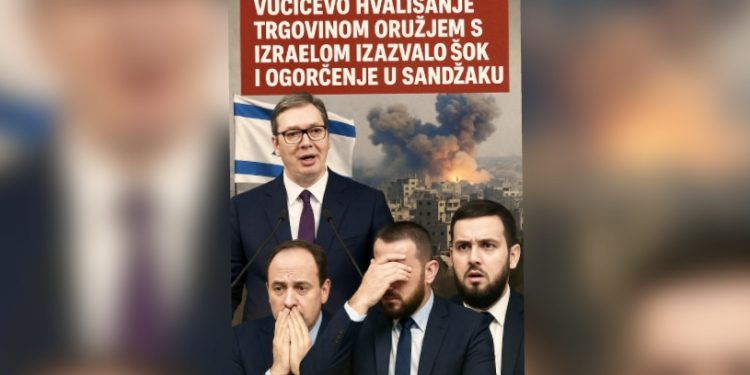 Vučićevo hvalisanje trgovinom oružjem s Izraelom izazvalo šok i ogorčenje u Sandžaku