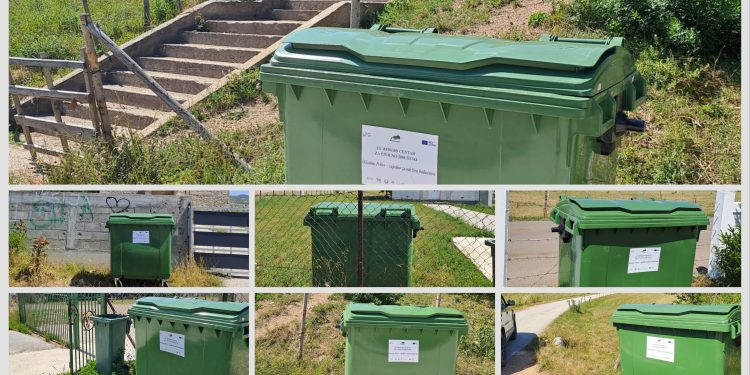 Postavljeni kontejneri u okviru projekta „Očistimo Pešter – zajedno za održivu budućnost“