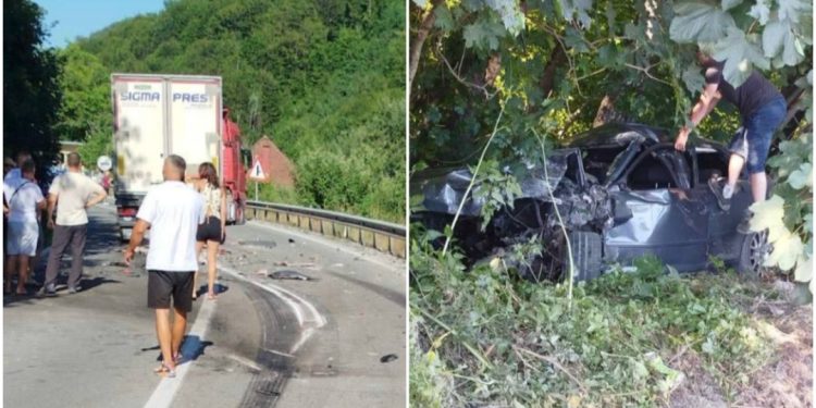 Teška saobraćajna nesreća u Sandžaku: Povrijeđen mladić u sudaru kamiona i automobila