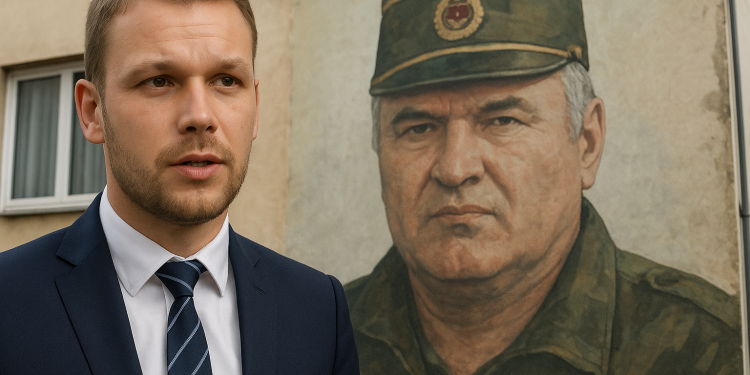 /VIDEO/ Stanivuković o muralu zločinca Mladića: “Nećemo uklanjati”