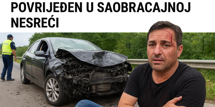 Amar Jašarspahić Gile povrijeđen u saobraćajnoj nesreći kod Srebrenika
